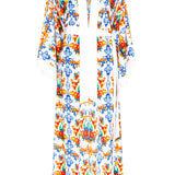 Siciliana - Chiara Maxi Split Kaftan (Off-White)