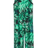 Jungle - Monstera Black / Green Pants (Black)