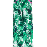 Jungle - Monstera White / Green Pants (Neon Pink)