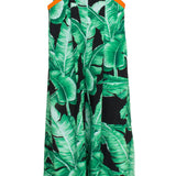 Jungle - Black Palm Pants (Neon Orange)