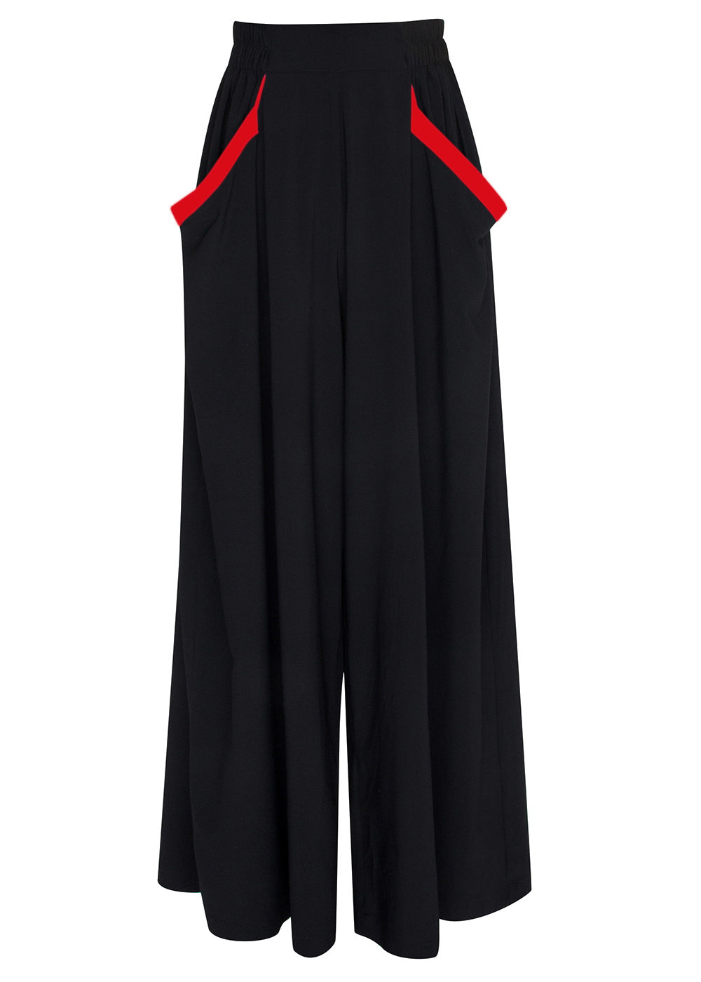 Monochrome - Black Pants (Red)