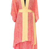 Silk Kimono Butterfly (Beige) - Long