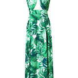 Jungle – Monstera White / Green Vera Dress