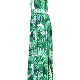 Jungle – Monstera White / Green Vera Dress