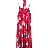 Jungle – Red / Grey Palm Vera Dress