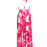 Jungle - Pink Palm Vera Dress