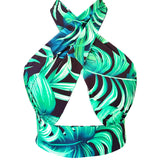 Jungle – Monstera Black / Green Vera Top