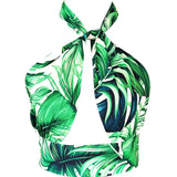 Jungle – Monstera White / Green Vera Top