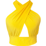 Monochrome - Yellow Vera Top