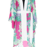 Amore – Alessia Silk Kimono (Off-White) - Long